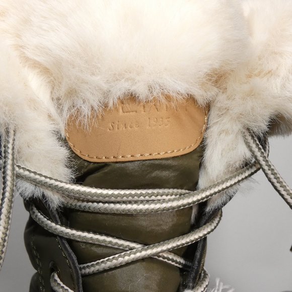 Sperry Top-Sider Bearing PLUSHWAVE Nylon Boot Women Olive/Tan?Ivory 8.5 M - Picture 9 of 13